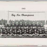 1943 University of Richmond Football Team. &quot;Big Six Champions&#039;.