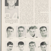 Program, University of Richmond vs. The Citadel, 1955