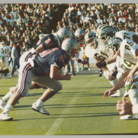 Photograph of  the University of Richmond vs. William and Mary, late 1980&#039;s.
