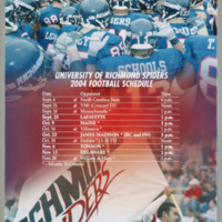 2004 Richmond Football. Media Guide